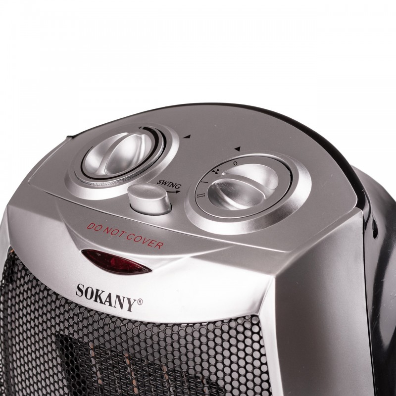 Тепловентилятор Sokany Electric Heater 30m2 2000W електрообігрівач