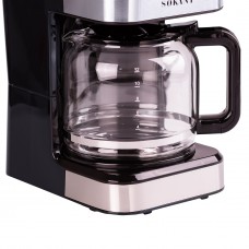Кавоварка крапельна Sokany CM-121E Cofee Maker 950W 1.5l електрокавоварка