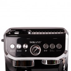 Кавомашина Sokany SK-6866 Espresso Cofee Maker 1560W 2l kofevarka