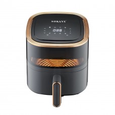 Аерофритниця 4.8 літра аерогриль Sokany безмасляна фритюрниця 1300W мультипіч настільна аеропіч
