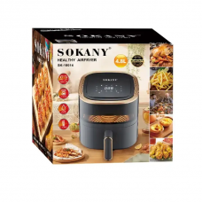 Аерофритниця 4.8 літра аерогриль Sokany безмасляна фритюрниця 1300W мультипіч настільна аеропіч