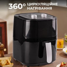 Аерофритниця 5л безмасляна фритюрниця Sokany аерогриль настільний 1400W мультипечі