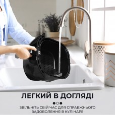 Аерофритниця 5л безмасляна фритюрниця Sokany аерогриль настільний 1400W мультипечі