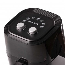 Аерофритниця 5л безмасляна фритюрниця Sokany аерогриль настільний 1400W мультипечі