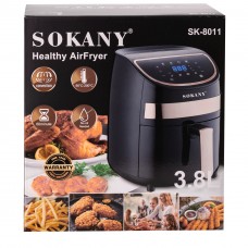 Аерофритюрниця SOKANY SK-8011 Healthy Airfryer 1500W 3.8l аерогриль мільтипіч