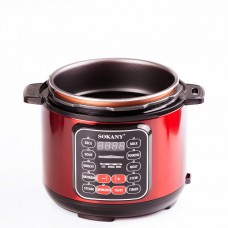 Мультиварка Sokany SK-2402-5L Pressure Cooker 1000W 5l мультиварки пароварки