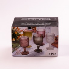 Набір чарок подарунковий стопка на ніжці чарки для горілки 50 мл Tea Color