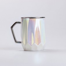 Чашка керамічна Glaze 450мл у дзеркальній глазурі чашки для кави Жовтий