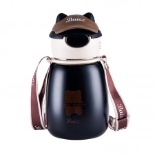 Термос дитячий з поїльником Baicc Kids Bottle 500ml термос із трубочкою для дітей Чорний