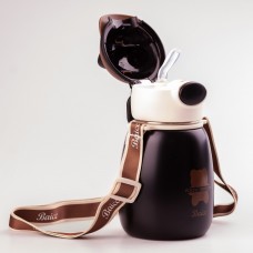 Термос дитячий з поїльником Baicc Kids Bottle 500ml термос із трубочкою для дітей Чорний