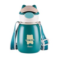 Термос дитячий з поїльником Baicc Kids Bottle 500ml термос із трубочкою для дітей Зелений