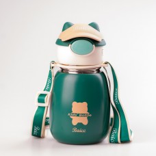 Термос дитячий з поїльником Baicc Kids Bottle 500ml термос із трубочкою для дітей Зелений