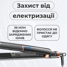 Випрямляч для волосся керамічний з РК дисплеєм, стайлер для вирівнювання волосся та завивки