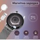 Жіночий смарт годинник з металевим браслетом сенсорний годинник розумний годинник з nfc Сірий